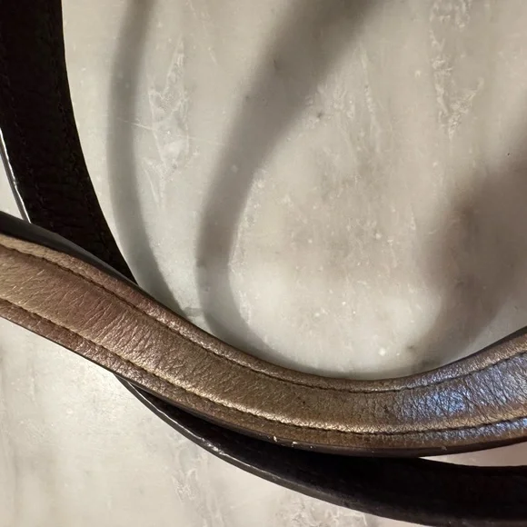 Coach Metallic Gold Shoulder Bag - Picture 10 of 13